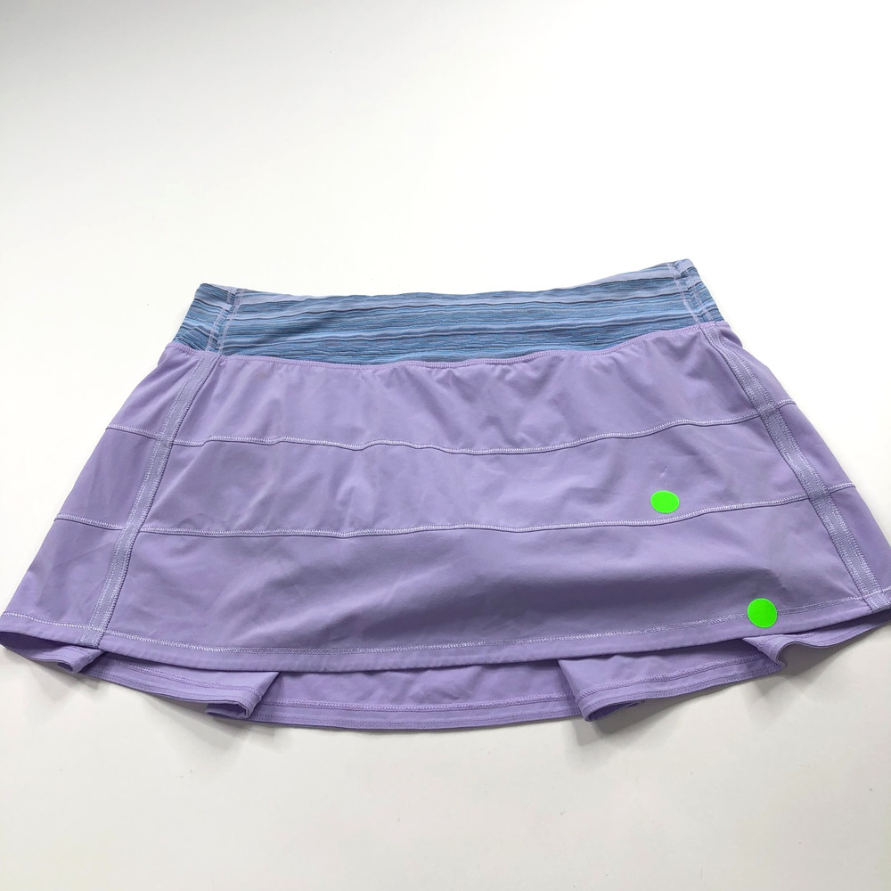 Lululemon Pleated 10 (Fit 32In) Golf Tennis Skirt Skort 3" Shorts Purple Red